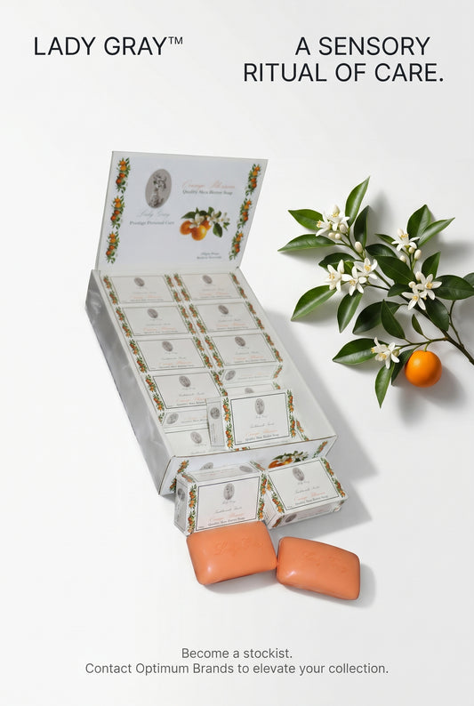 Lady Gray™ - Quality Shea Butter Soap - Orange Blossom - Display Box 20pack