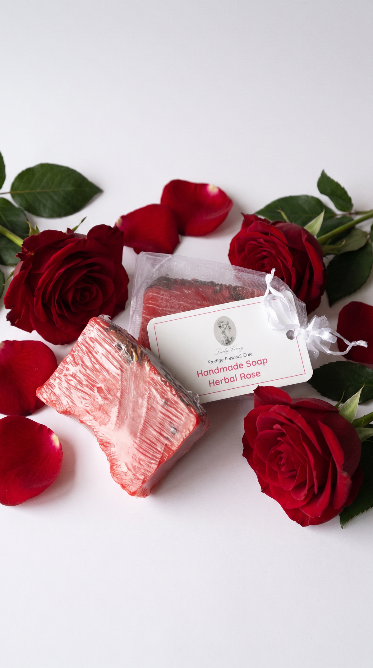 Lady Gray™ - Handmade Soap - Rose - Display Box 20pack