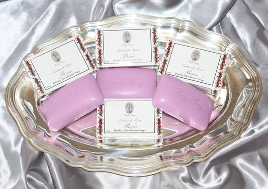 Lady Gray - Quality Shea Butter Soap - Roses - Display Box 20pack